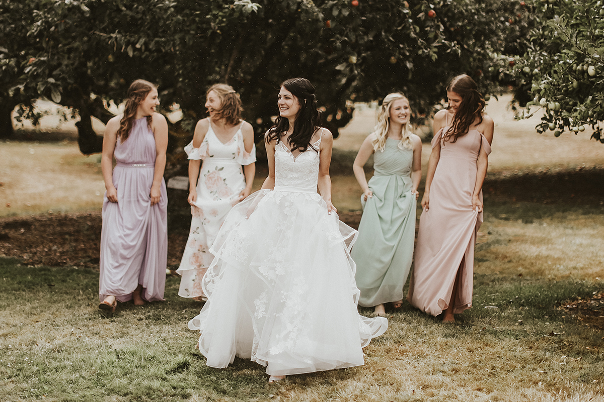 Warm-Toned Rustic Outdoor Wedding | Style BL219 Sweet Ballgown Wedding Dress from Beloved by Casablanca Bridal
