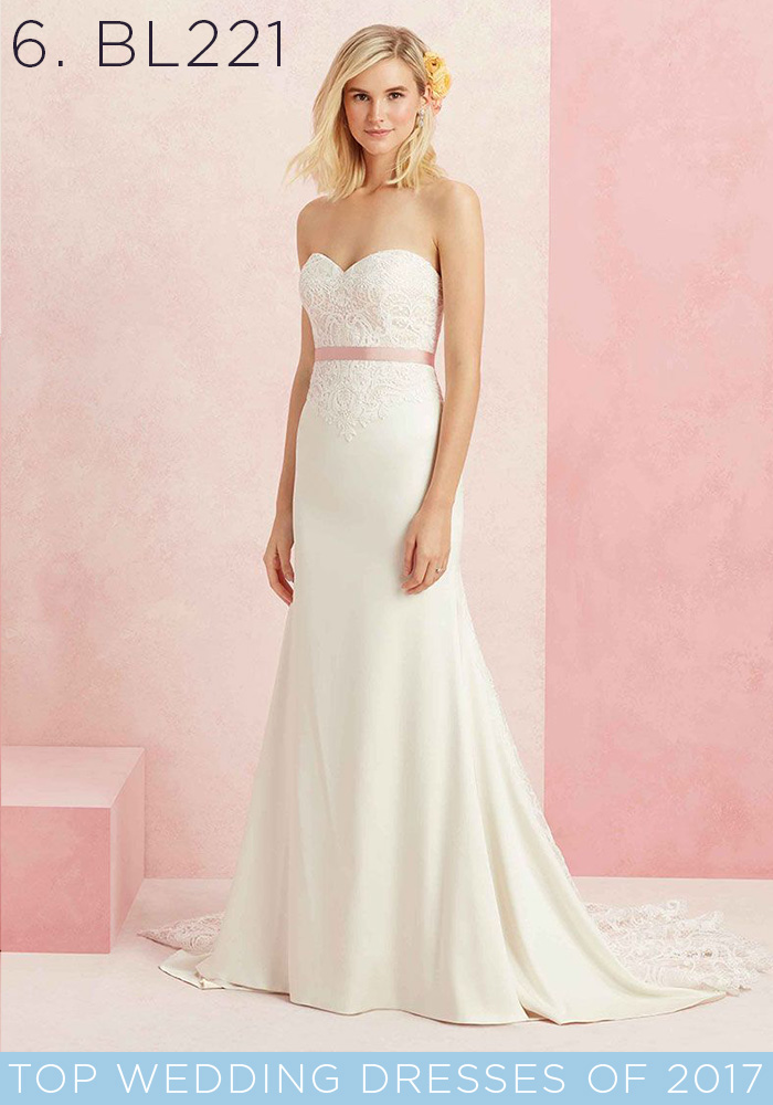 Style BL221 Affection Blush Wedding Dress