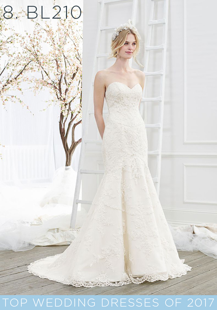 Stlye BL210 Whimsy // Strapless Fit and Flare Lace Wedding Dress
