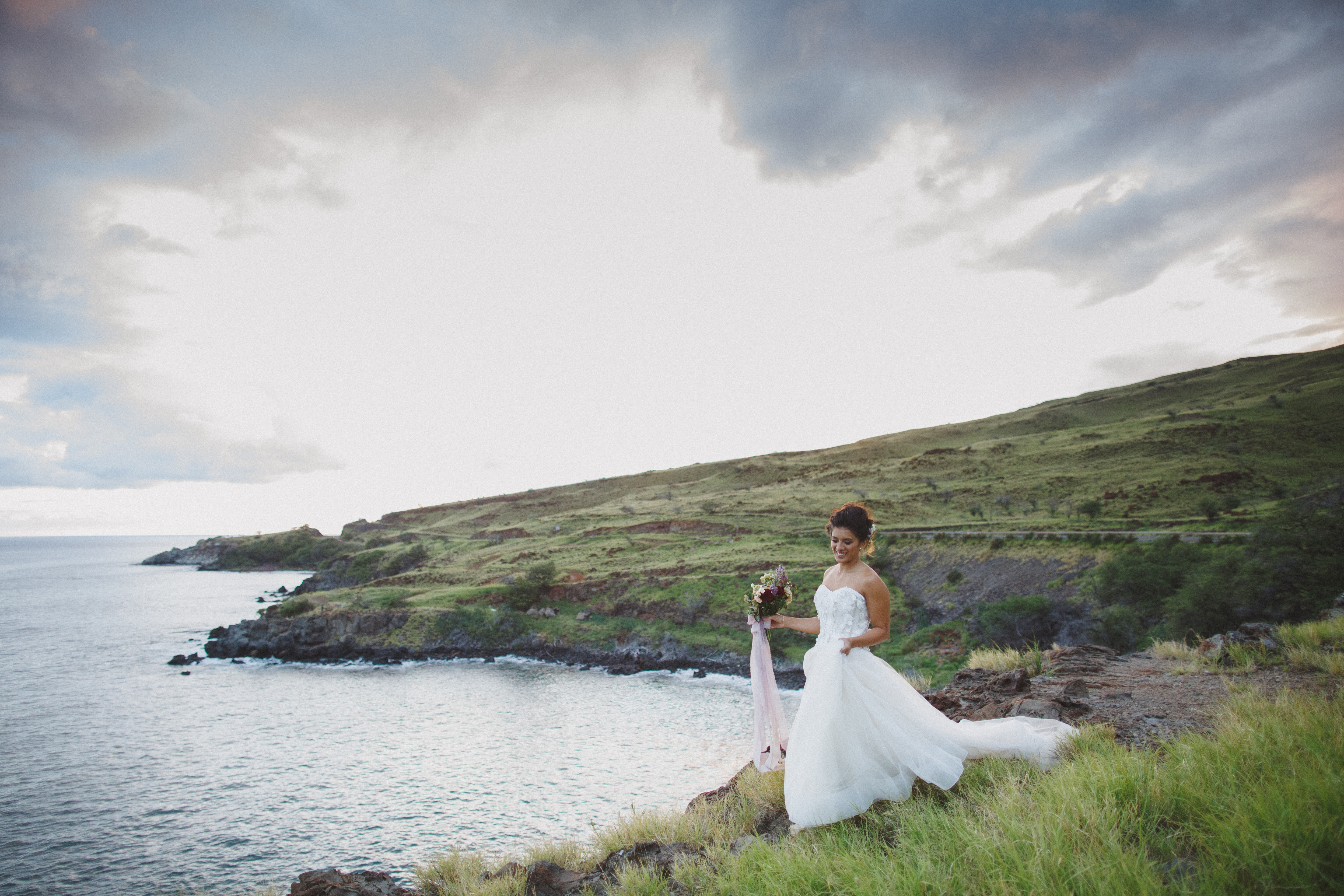 BL233 real bride in hawaii beloved